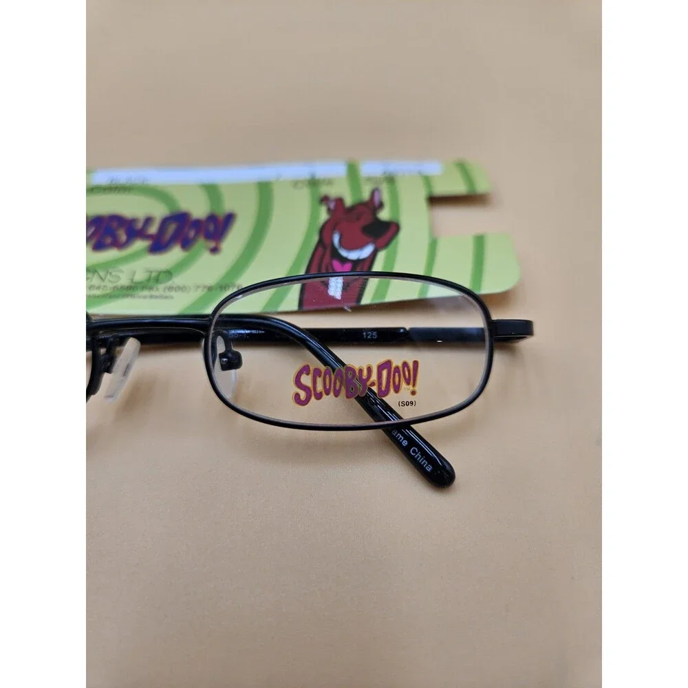 Scooby Doo Hanna Barbera SD 55-01  Kids Cartoon Black Eyeglass Frames 46-18-125